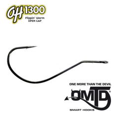 OMTD OH1300 Flippin' Worm Open Gap horog 