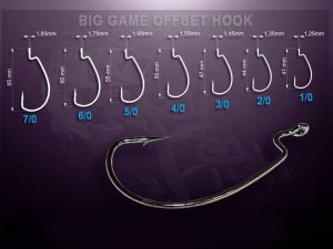 Crazy Fish Big Game Offset horog - Wobblerek.com