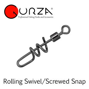 Gurza Rolling Swivel / Screwed Snap forgókapocs - wobblerek.com