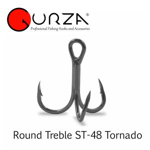 Gurza Round Treble ST-48 "Tornado" hármas horog- wobblerek.com