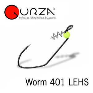 Gurza Worm 401 LEHS offset horog  - wobblerek.com