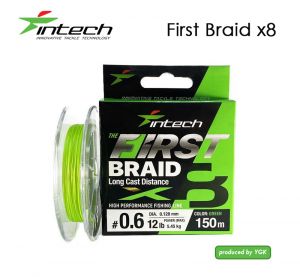 Intech First Braid PE X8 fonott zsinór - wobblerek.com