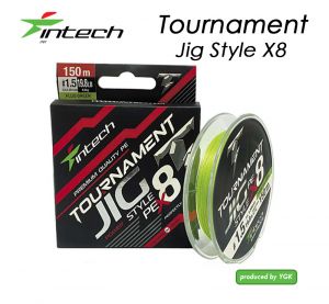 Intech Tournament Jig Style X8 fonott zsinór - wobblerek.com