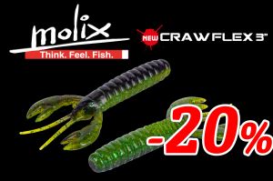 Molix Craw Flex plasztik rák - wobblerek.com