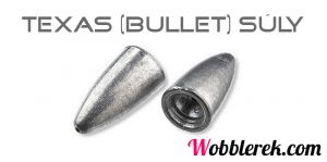 Texas (Bullet) súly - wobblerek.com