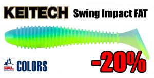Keitech Swing Impact Fat gumihal - wobblerek.com